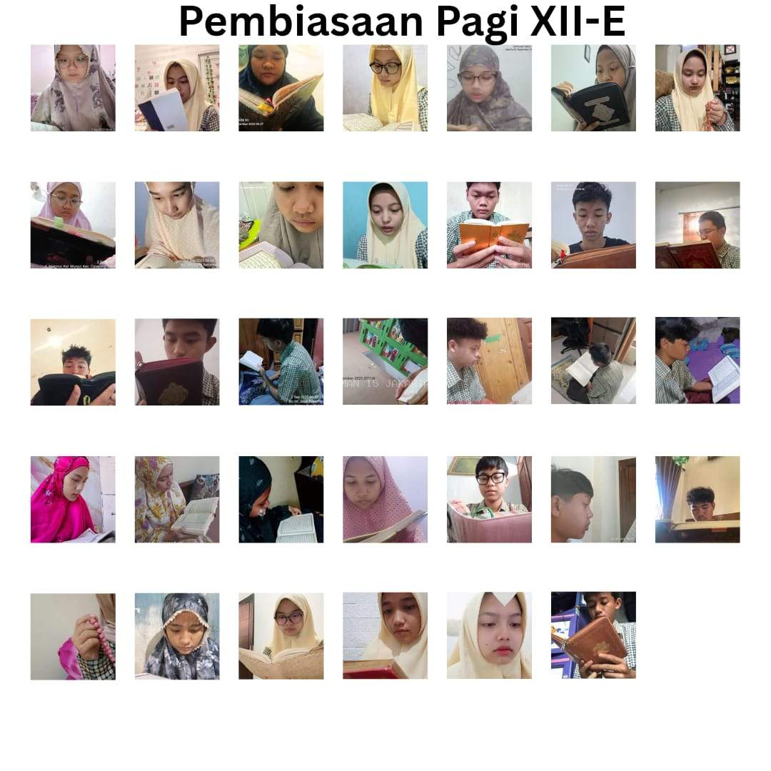 Kegiatan Pembiasaan Pagi dan Pembelajaran secara Virtual