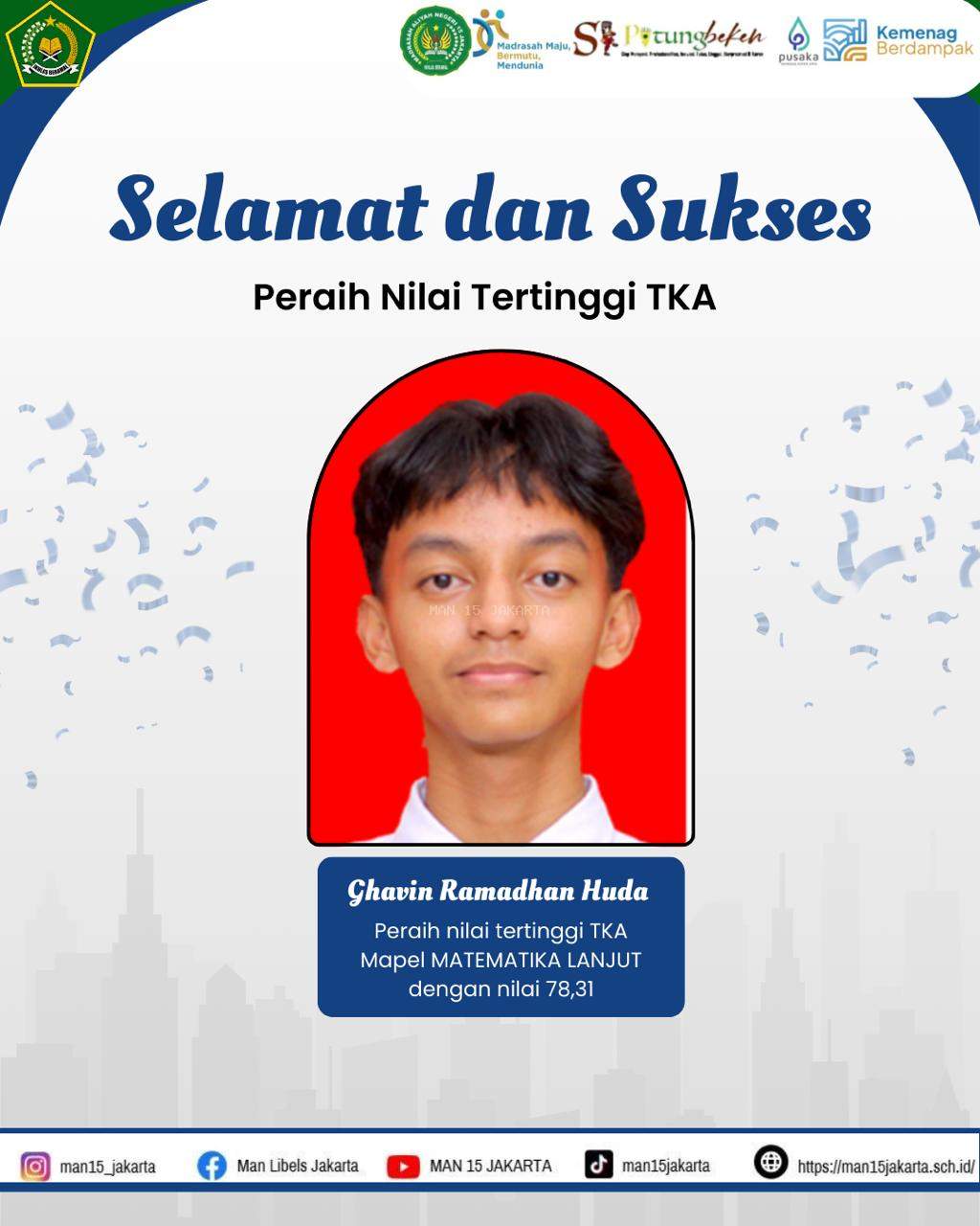 Peraih Nilai Tertinggi TKA 2025/2026